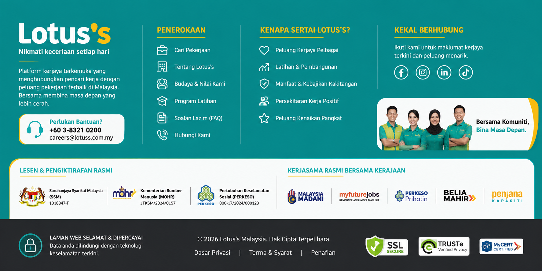 Footer Lotus's Malaysia